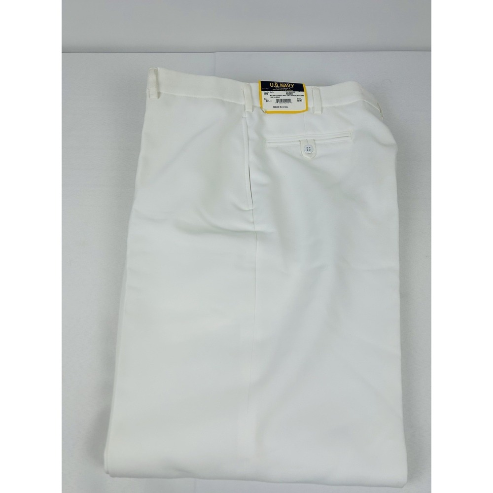 Authentic U.S. Navy Originals Men's Classic White Trouser 37L